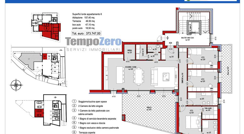 PLANIMETRIA APPARTAMENTO 6